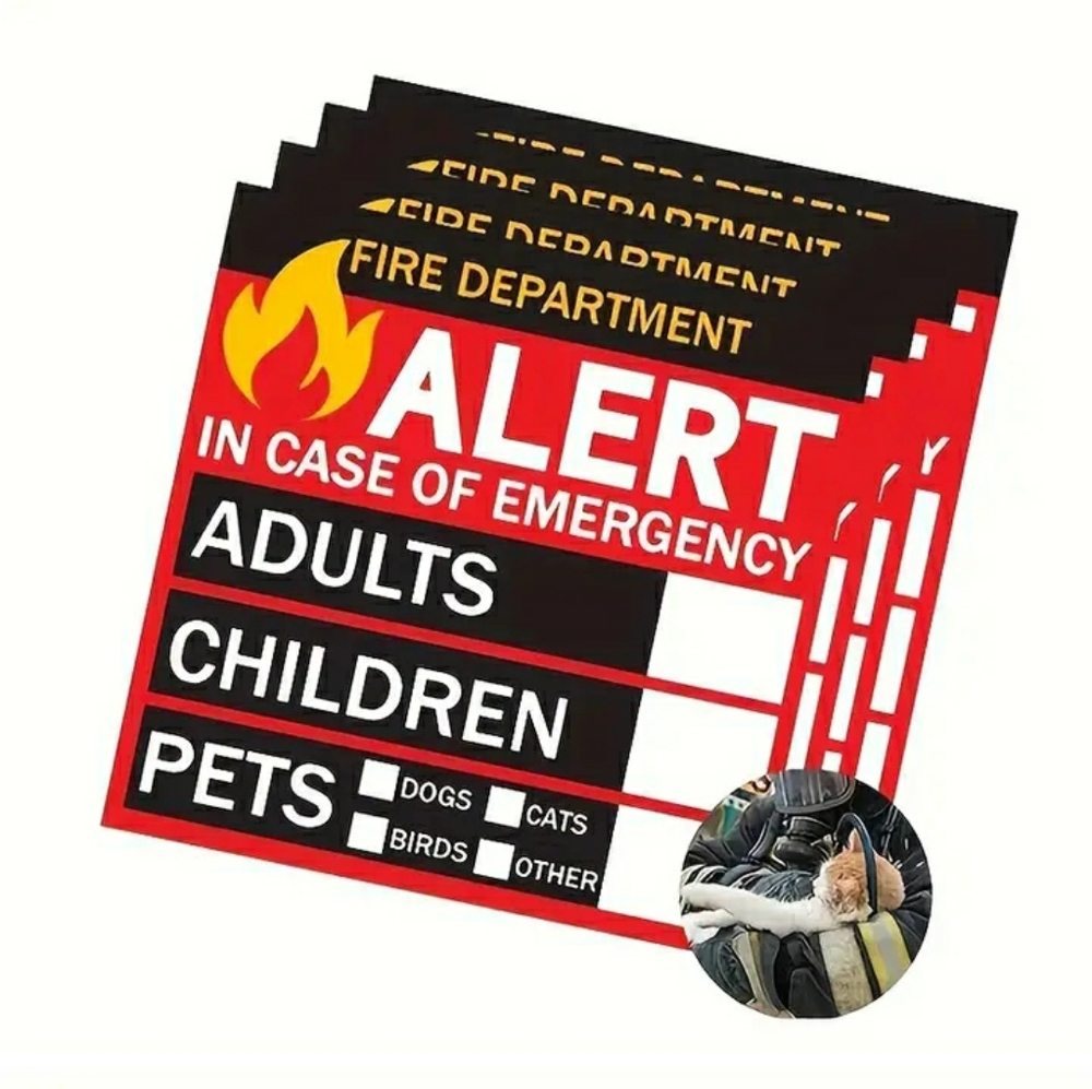 2 Pack Alert Stickers For The Home